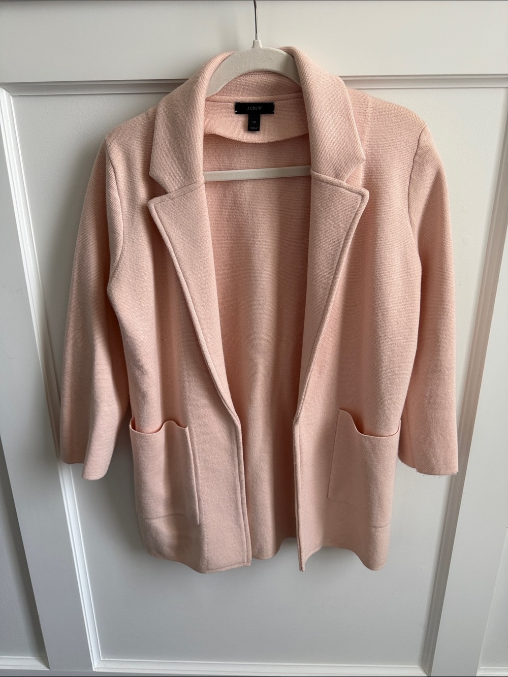 J. Crew Blush Light Pink Jacket